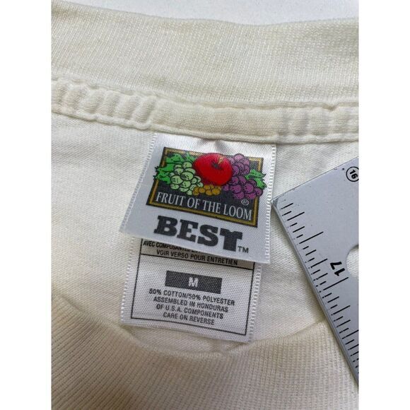 VINTAGE Jesus Puts A Song In My Heart 1997 T-shirt Women Medium God Religion - Picture 7 of 8